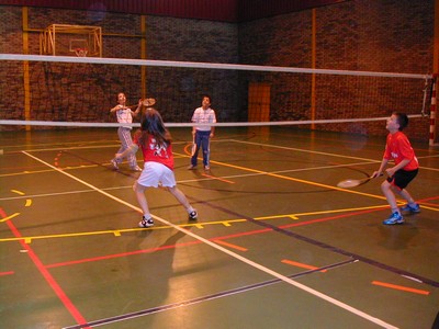 badminton
un intre do partido de badminton
