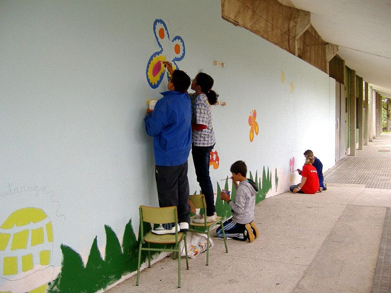 Mural Educación Artistica
