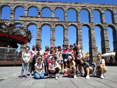 Luns-No acueducto de Segovia
