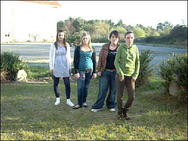 Desirée, Rebeca, Tania e Anaís