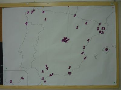 MAPA DE MULLERES VÍTIMAS DA VIOLENCIA DE XÉNERO DURANTE O CURSO 2011-12
