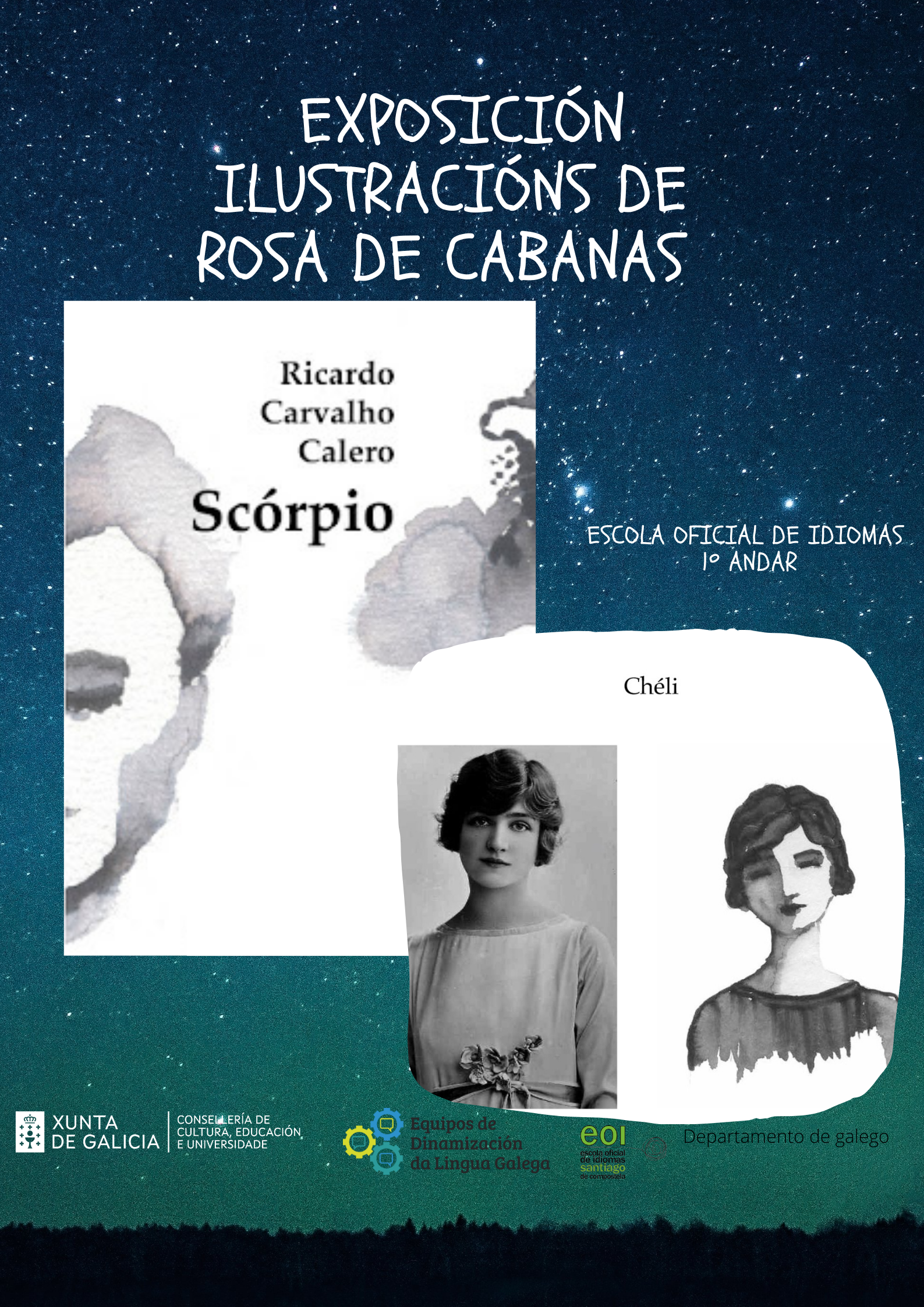 Cartel exposición Rosa Cabanas
