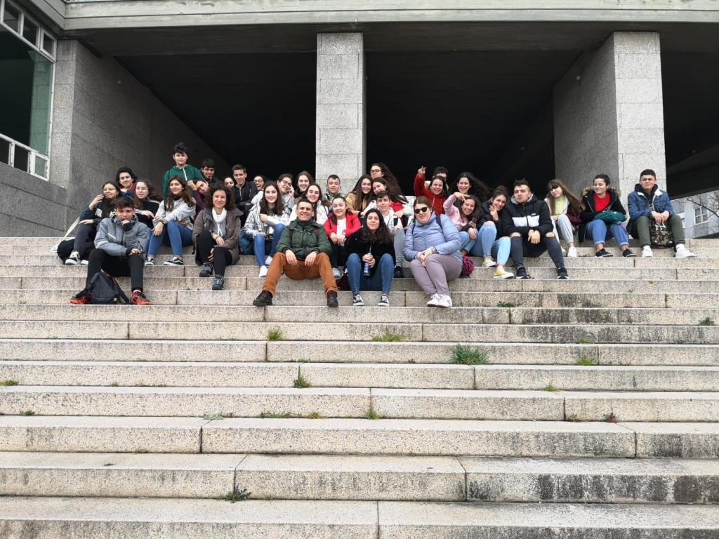 Alumnado de 3º ESO en A Coruña