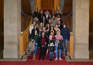 Visita ao Parlamento de Galicia