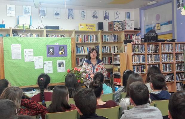 Visitounos a escritora Marisol Órtiz de Zárate
