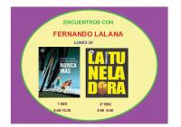 Encuentros con el escritor Fernando Lalana