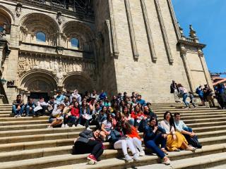 Visitamos en Compostela o Pórtico da Gloria e o Museo de Historia Natural