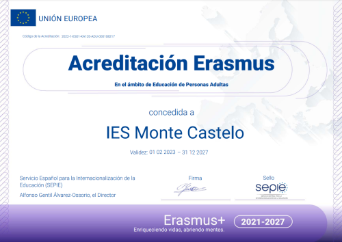Acreditación Erasmus+ Adultos