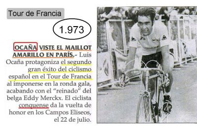 1.973 Luis Ocaña.Ganador del Tour de Francia.Conquense
