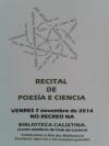 Recital "Poesía e Ciencia"