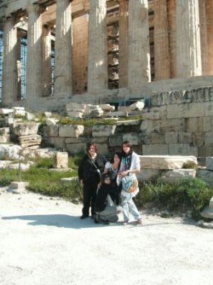 Estamos no Partenón
