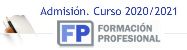 Páxina da Consellería de Educación de introdución de datos para a matrícula en FP 2020-21