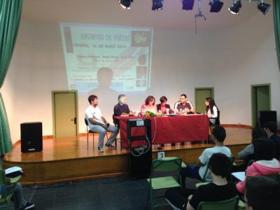 Encontro cos poetas maio 2014
Vicente Reboleiro, Ramón Blanco, Lucía Aldao
Palabras chave: actividade educativa