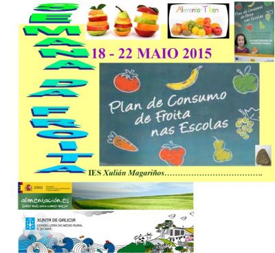12 de maio de 2015
Semana da froita
Palabras chave: actividade educativa