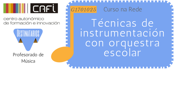 Instrumentación con orquestra escolar