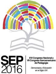 Logo do XVI Congreso Nacional e VII Iberoamericano de Pedagoxía