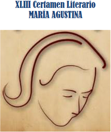 Cartel Certame literario María Agustina