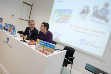 Valentín García presentou o xoguete educativo A Cidade de Cenorio 