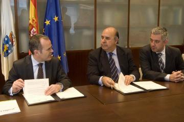 O conselleiro e o vicepresidente da Fundación Repsol asinaron hoxe un acordo de 