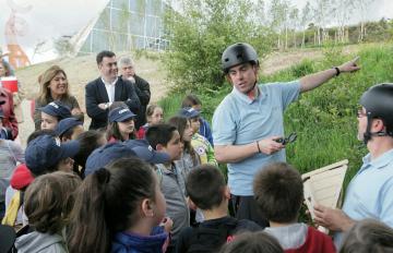 A Xunta celebra con 200 escolares composteláns o Día do Medio Ambiente descubrindo a fauna do Bosque de Galicia