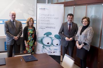 A Consellería de Educación e Telefónica Educación Digital implantarán o programa Creando Código nos centros de ensino de Galicia