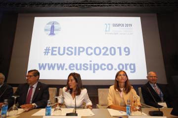 Carmen Pomar PARTICIPA na inauguración do 27 Congreso EUSIPCO 2019, que congrega na Coruña a 800 profesionais das telecomunicacións