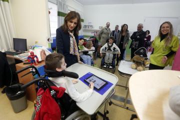 Carmen Pomar destaca el valor de asociaciones como AMENCER-ASPACE en la consecución de una escuela inclusiva 