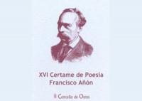 XVI Certame de Poesía "Francisco Añón"