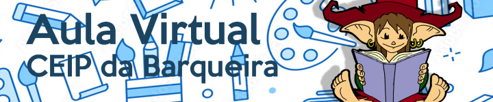 Logotipo de Aula virtual do CEIP da Barqueira