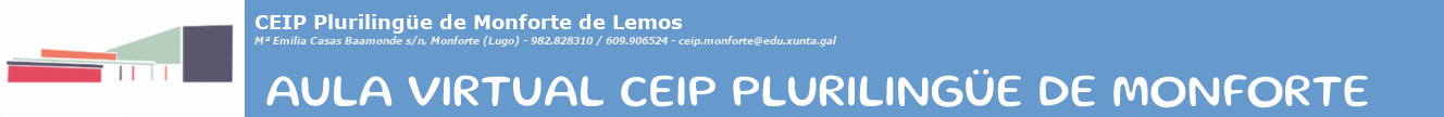 Logotipo de Aula virtual do CEIP de Monforte