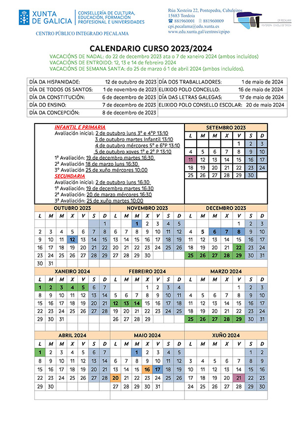 Imaxe do calendario escolar 23-24