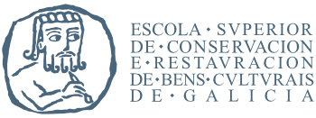 Logotipo de Escola Superior de Conservación e Restauración de Bens Culturais de Galicia