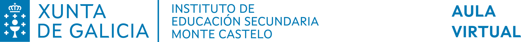 Logotipo de Aula Virtual do IES Monte Castelo