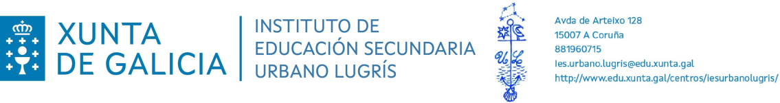 Logo of Aula Virtual - IES Urbano Lugrís - A Coruña