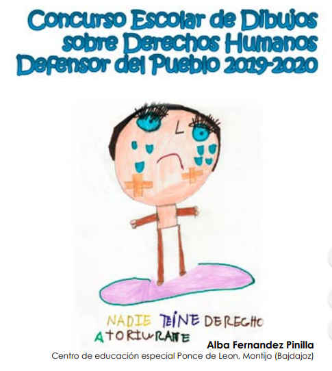 XVII concurso escolar de dibujos sobre derechos humanos. Defensor del  Pueblo 2019-2020 | Consellería de Cultura, Educación y Universidad