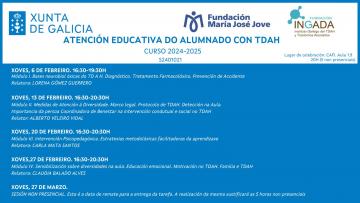 S2401021 Atención educativa do alumnado con TDAH