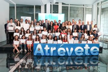 El programa ‘Atrévete’premia los proyectos emprendedores de 38 estudiantes de primaria y secundaria