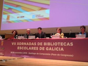 Inauguración das VII Xornadas de bibliotecas escolares de Galicia