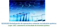 Dixitalización de operacións unitarias na industria química
